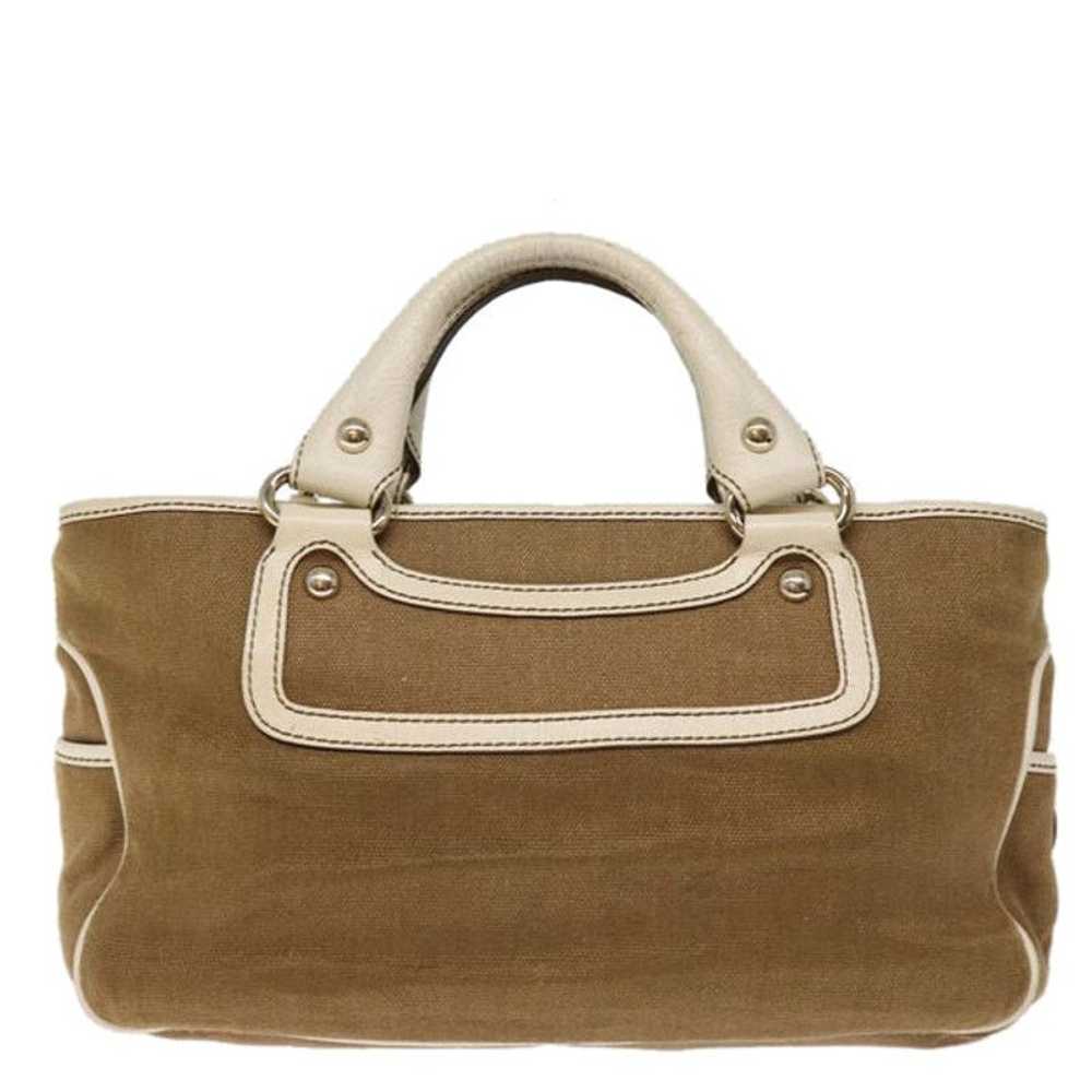 Celine CELINE Hand Bag Canvas Brown - image 2