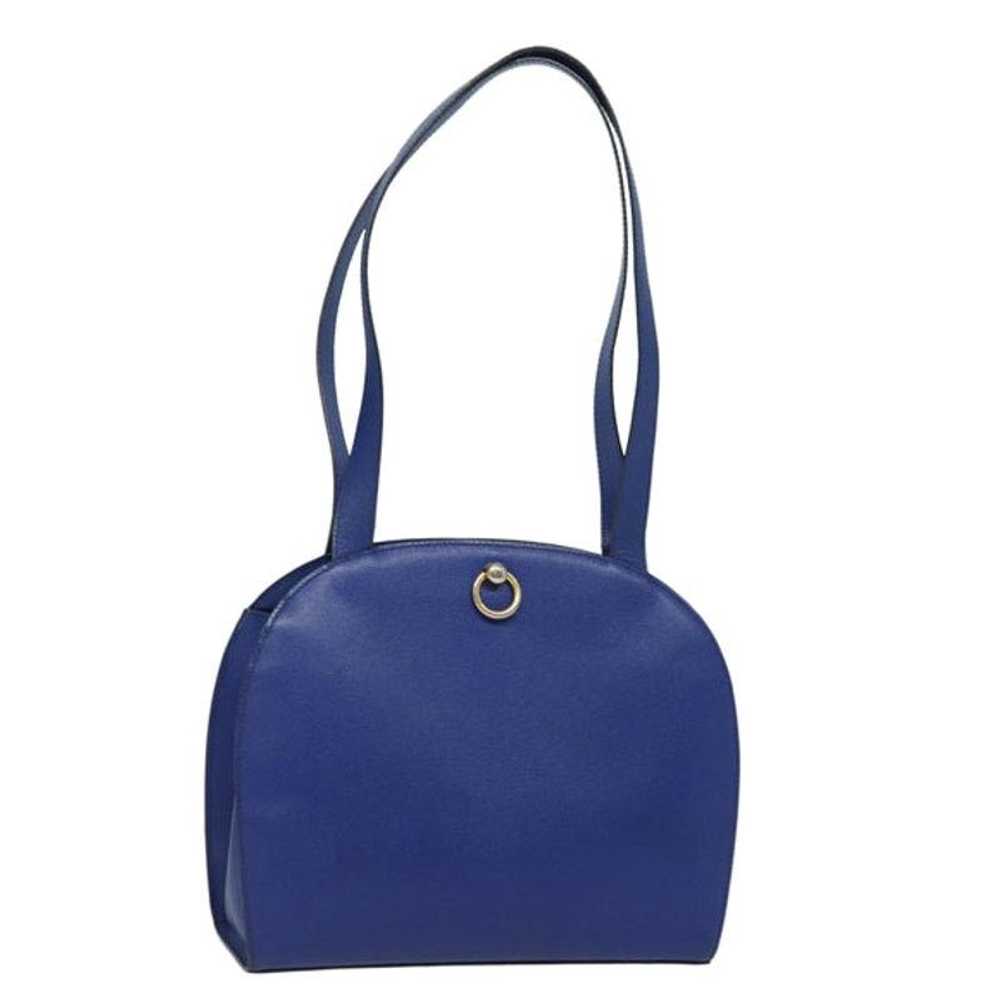 Celine CELINE Shoulder Bag Leather Blue - image 1