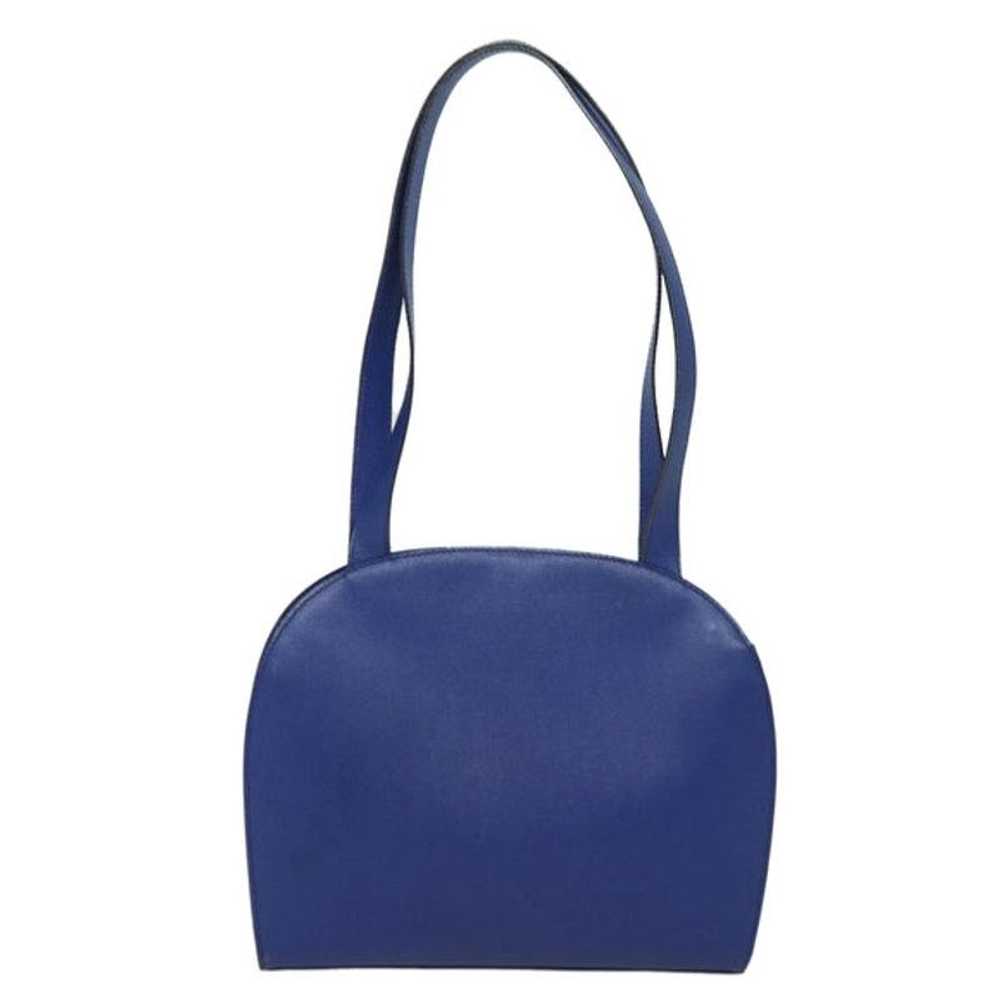 Celine CELINE Shoulder Bag Leather Blue - image 2