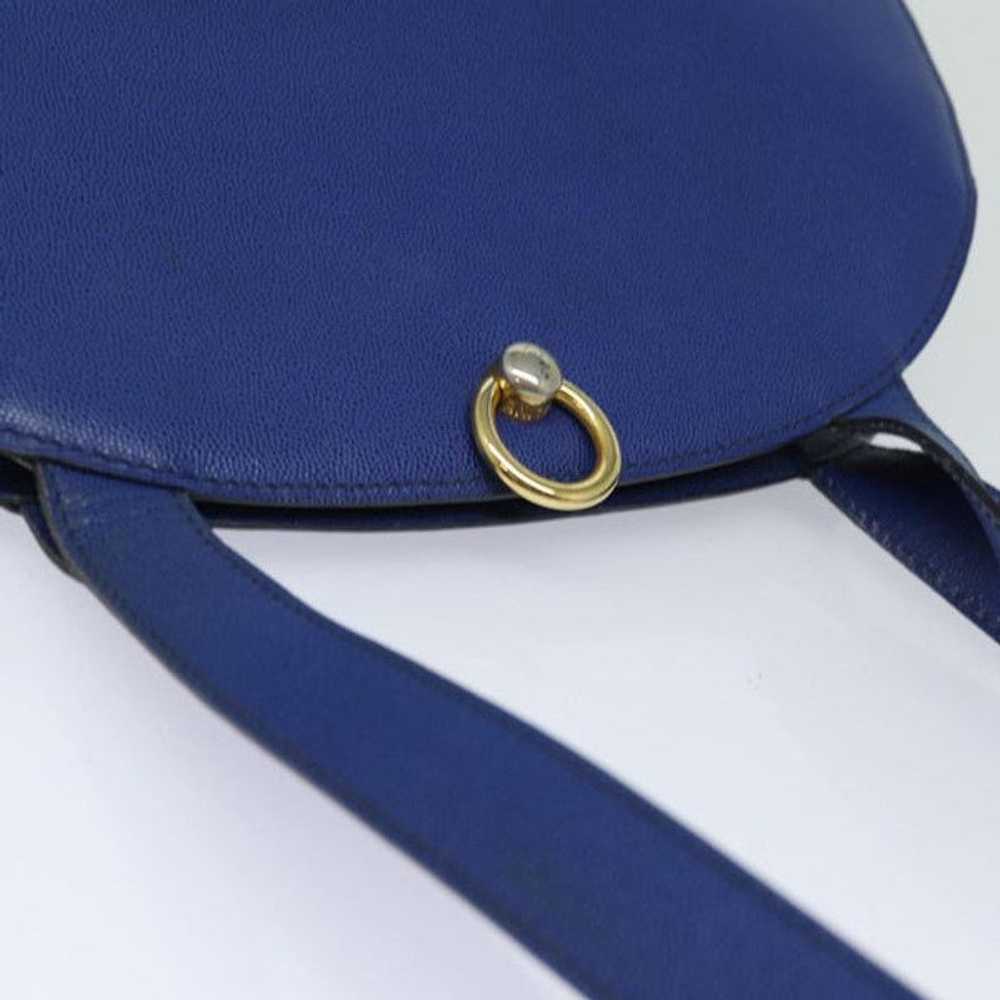 Celine CELINE Shoulder Bag Leather Blue - image 6