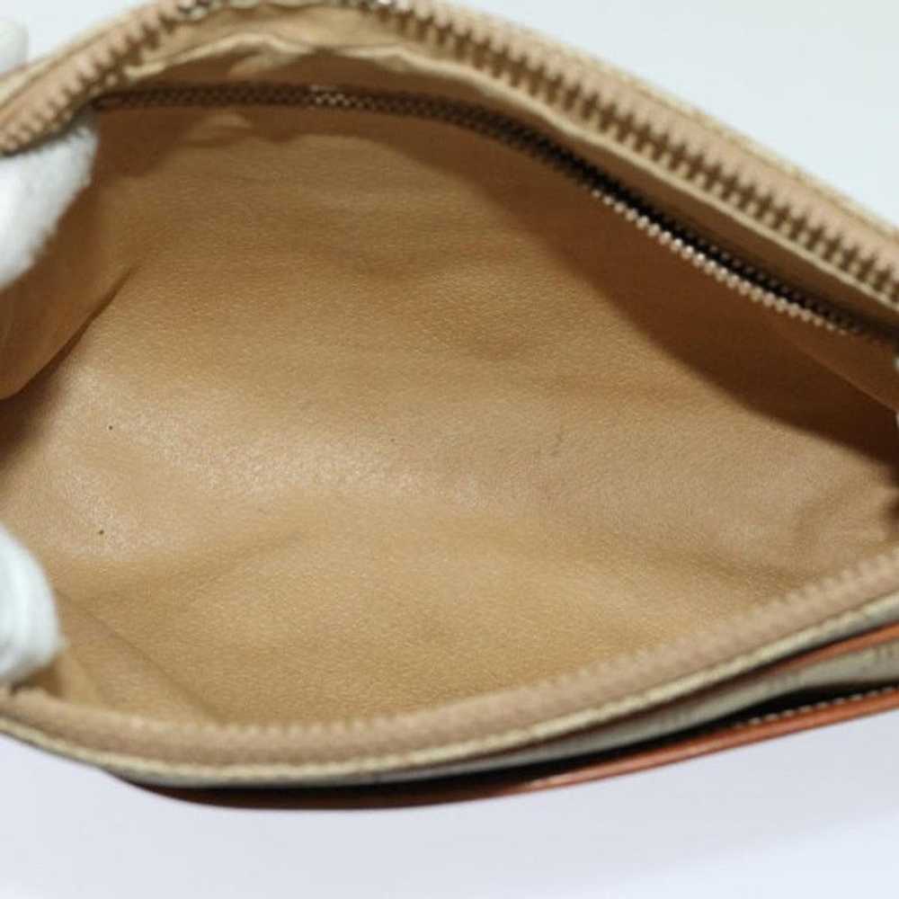 Celine CELINE Macadam Canvas Clutch Bag Beige - image 11