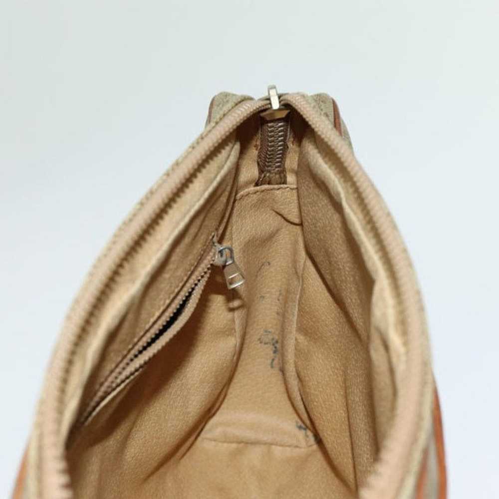 Celine CELINE Macadam Canvas Clutch Bag Beige - image 12