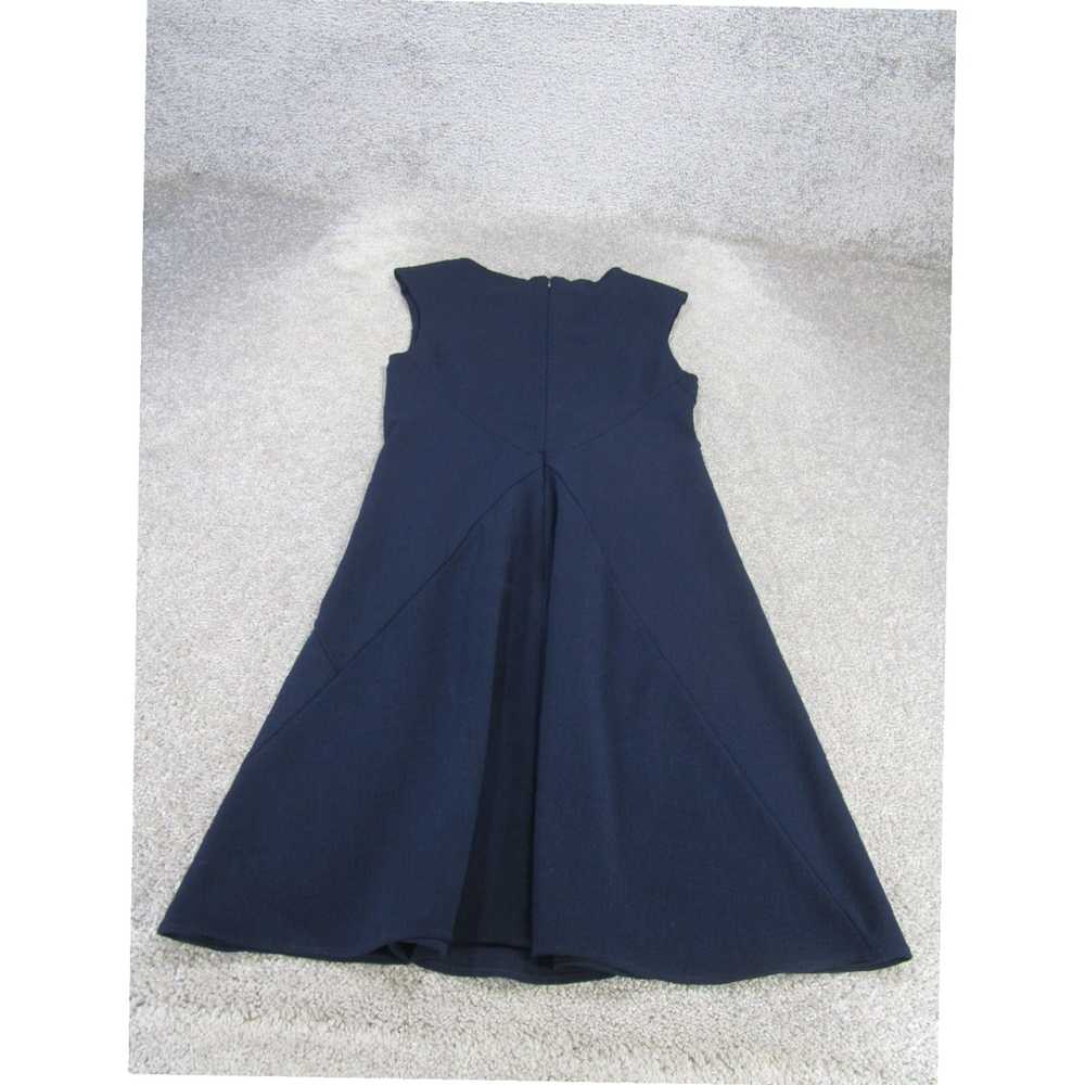 Vintage Navy Blue Womens Shift Dress by Mm Lafleu… - image 3