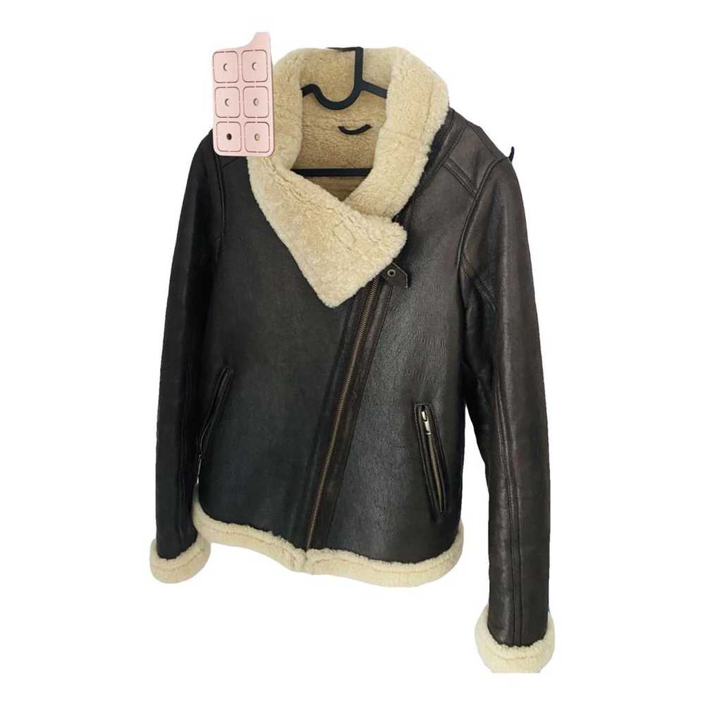 Non Signé / Unsigned Leather jacket - image 1