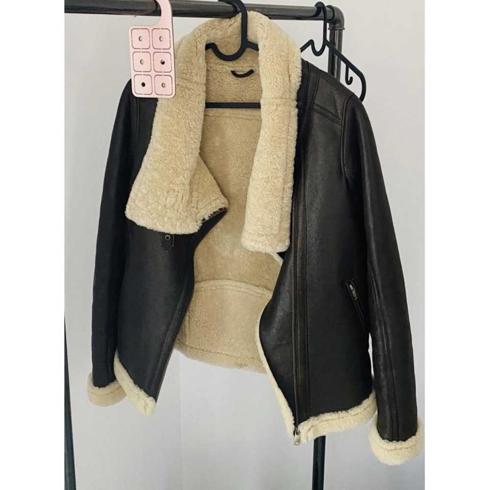 Non Signé / Unsigned Leather jacket - image 2