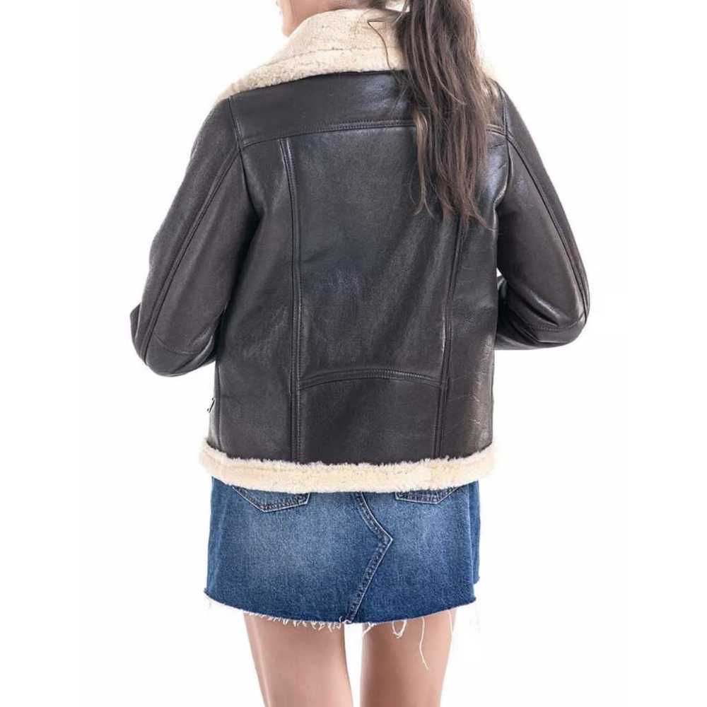 Non Signé / Unsigned Leather jacket - image 8