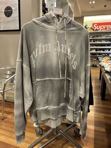 Palm Angels Palm Angels Distressed Glitter Hoodie