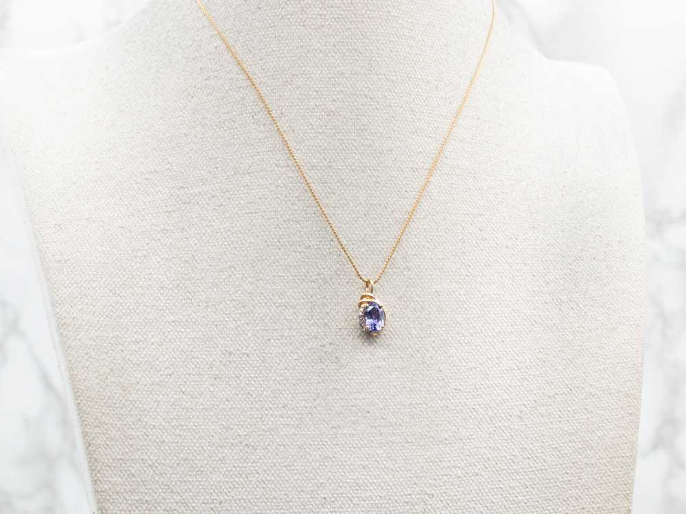 Tanzanite and Diamond Pendant - image 4