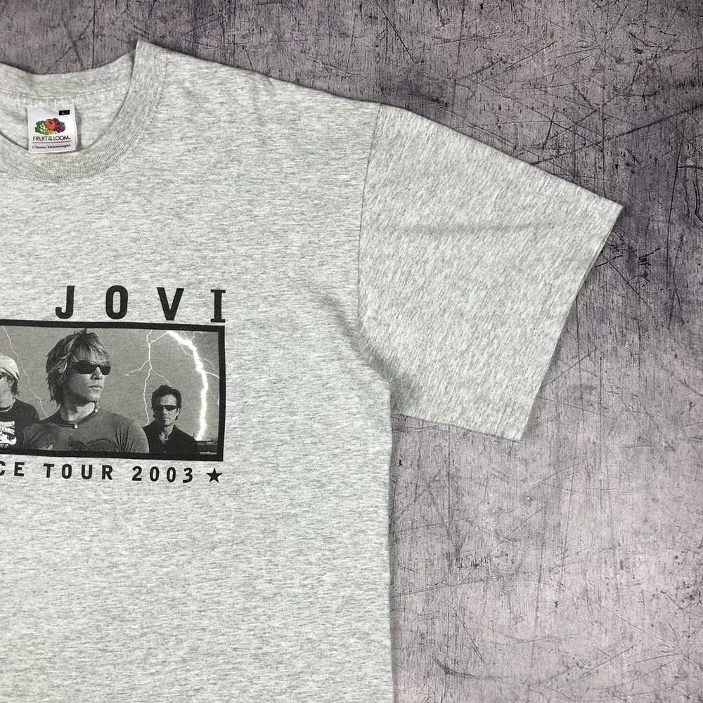 Bon Jovi × Tour Tee × Vintage Vintage 00s Bon Jov… - image 5