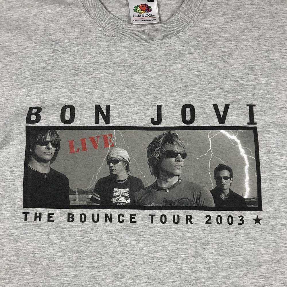 Bon Jovi × Tour Tee × Vintage Vintage 00s Bon Jov… - image 8