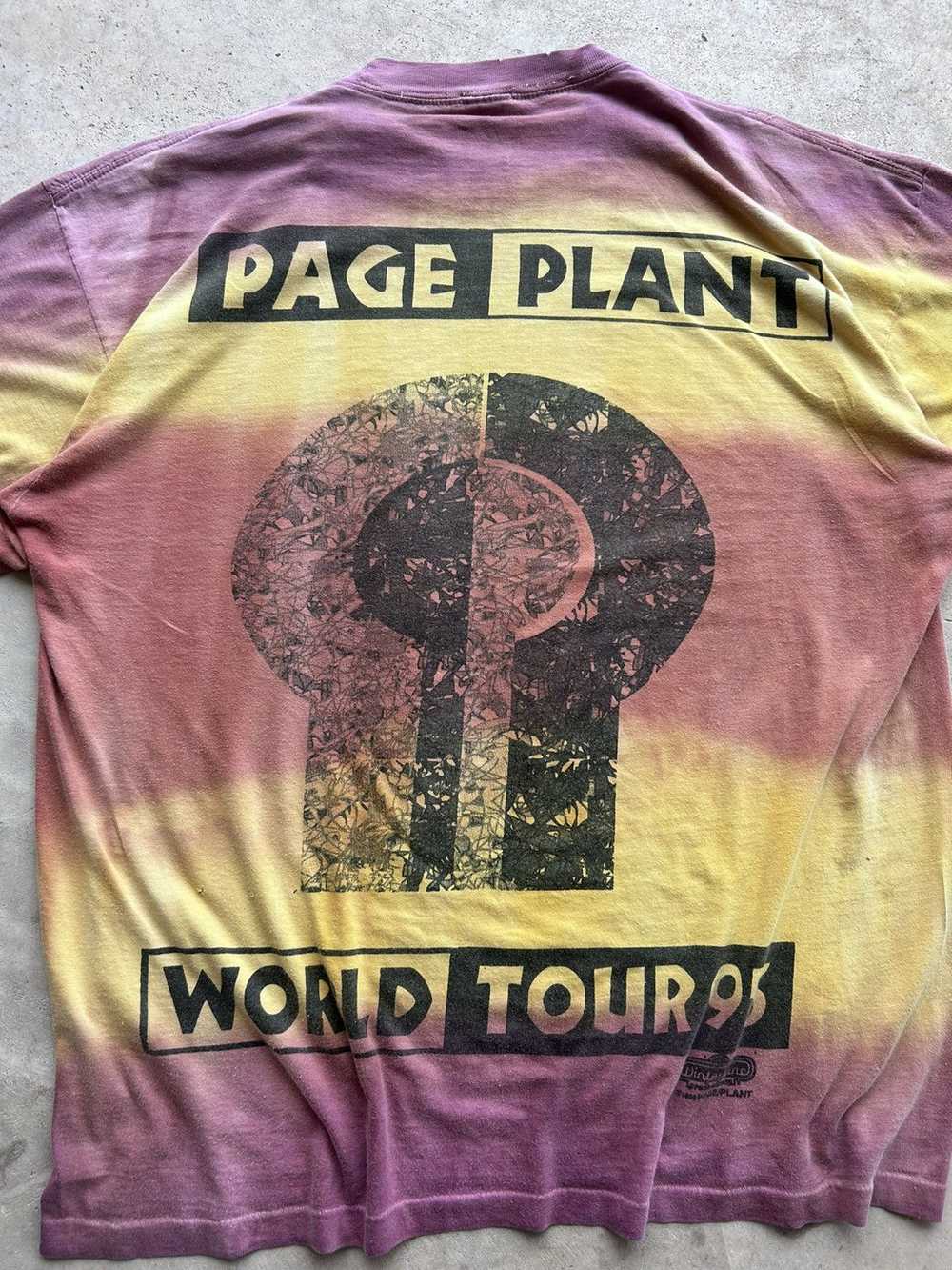 Band Tees × Rare × Vintage RARE 1995 Page Plant T… - image 3