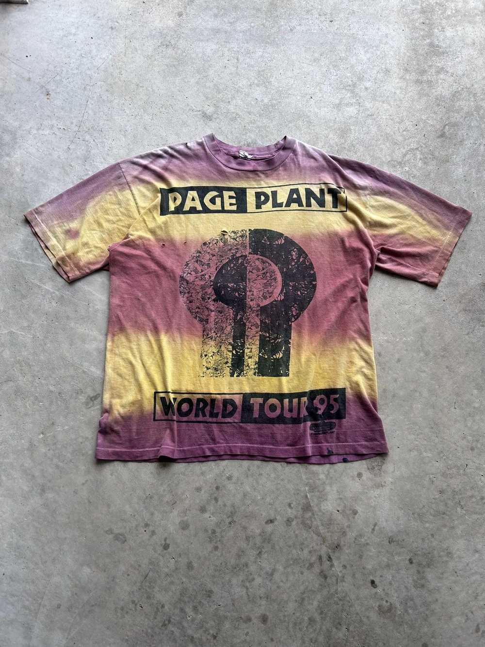 Band Tees × Rare × Vintage RARE 1995 Page Plant T… - image 4