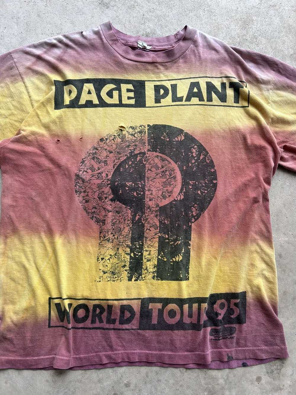 Band Tees × Rare × Vintage RARE 1995 Page Plant T… - image 6