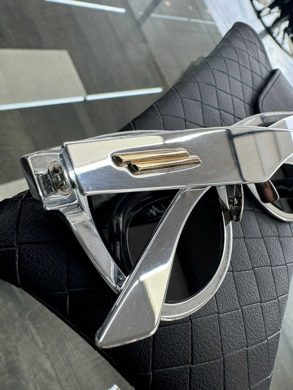 Bottega Veneta BV Silver Mirror Sunglasses Shades - image 4