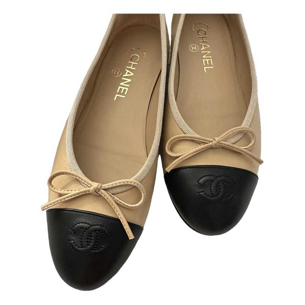 Chanel Leather ballet flats - image 1