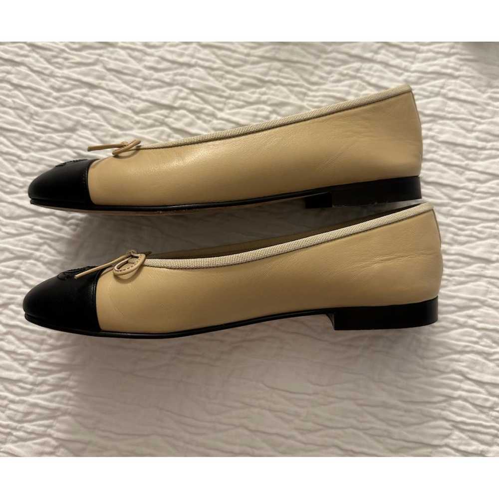 Chanel Leather ballet flats - image 5