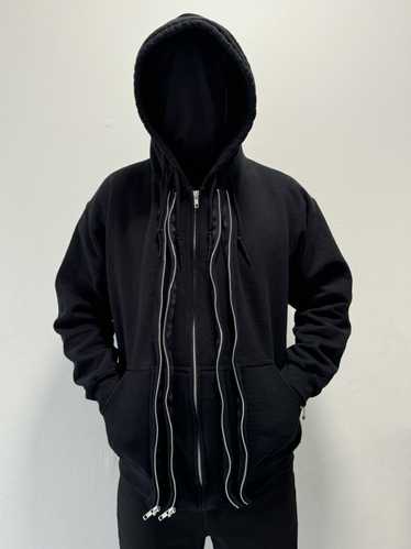 Japanese Brand Aged Threads Triple Layer Hoodie