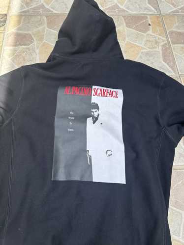 Streetwear Scarface x shoe palace hoodie