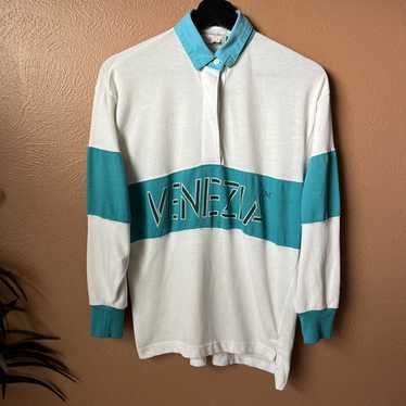 Vintage 80s rugby polo - Gem