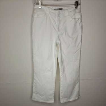 Vintage Chico's Platinum Women's Denim Capri Pant… - image 1