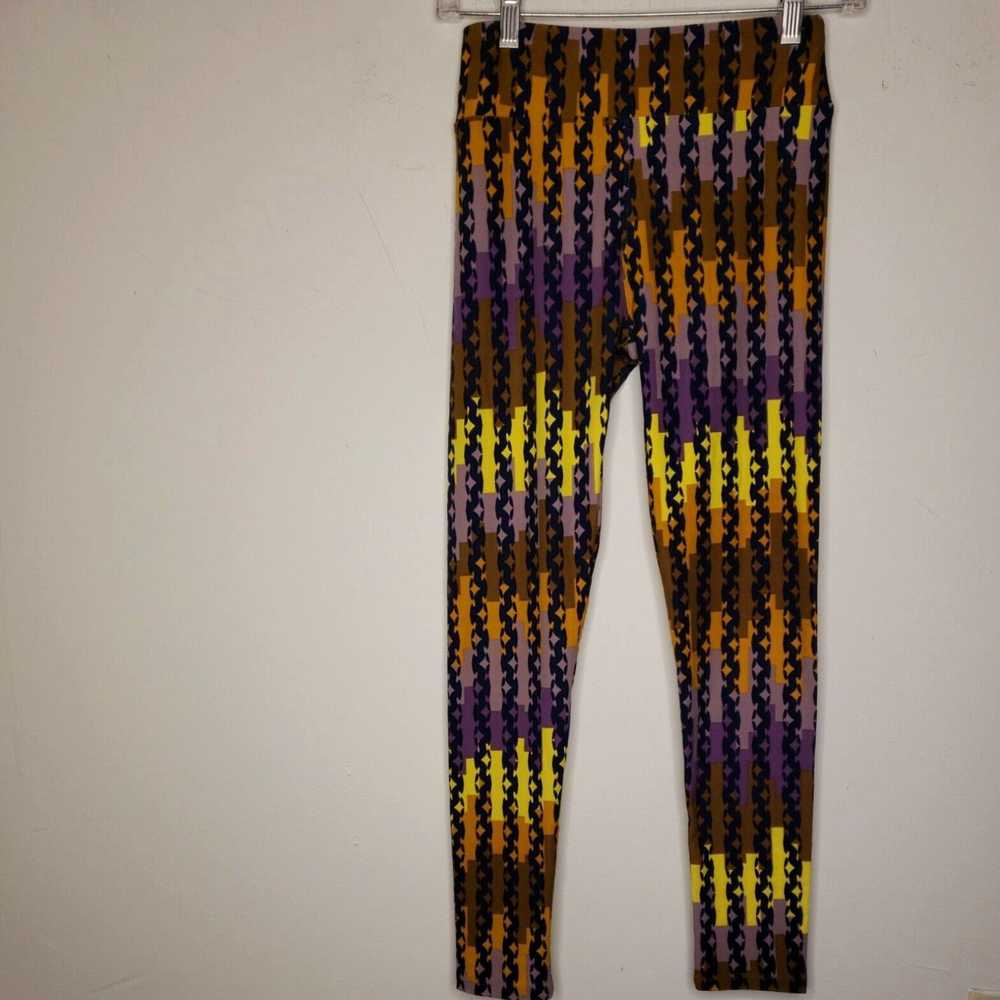 Vintage LuLaRoe Women's Leggings One Size Purple … - image 2