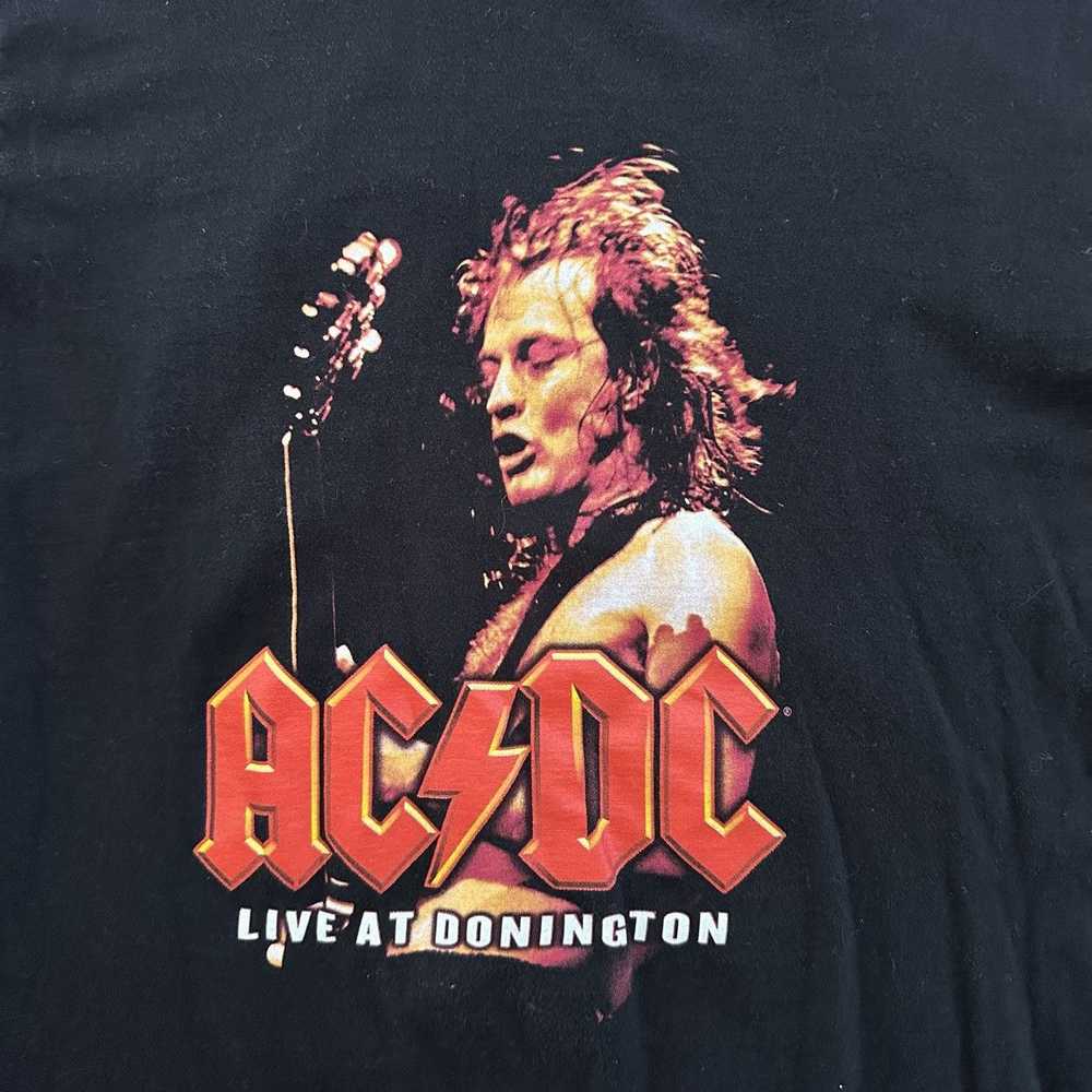 Ac/Dc AC/DC Live At Donington Tshirt Size L - image 3