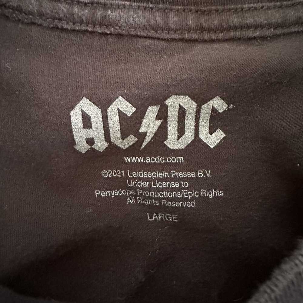 Ac/Dc AC/DC Live At Donington Tshirt Size L - image 4