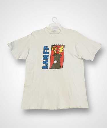 Tee Shirt × Vintage Vintage BANFF Canada T-Shirt … - image 1