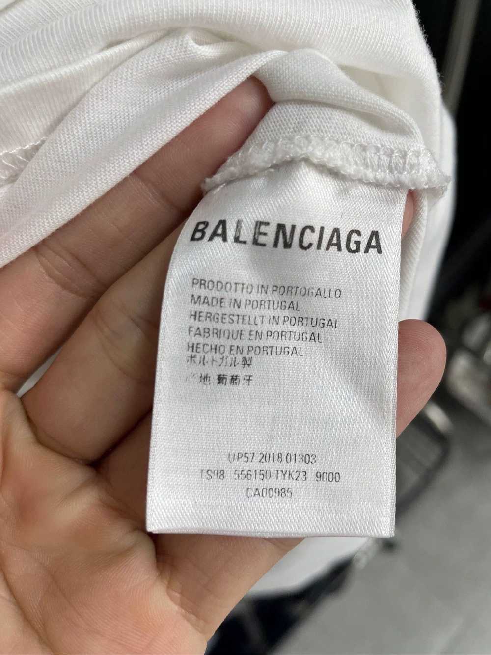 Balenciaga Balenciaga Double B Letter White Short… - image 3