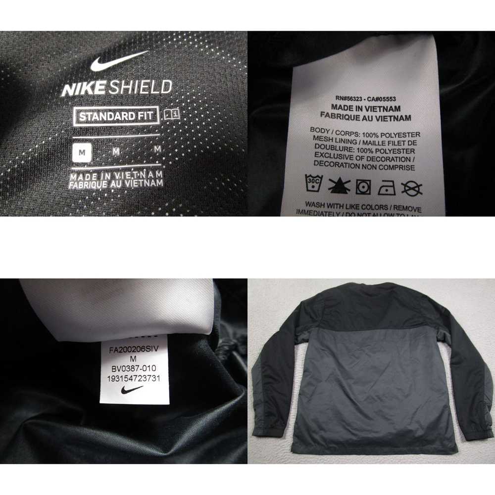 Nike Nike Sweater Mens Medium Black Shield 1/4 Zi… - image 4