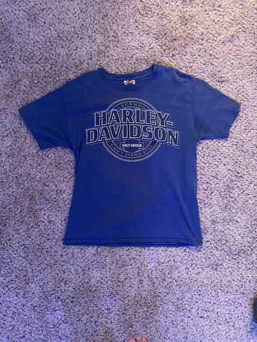 Harley Davidson Blue Harley davidson vintage t shi