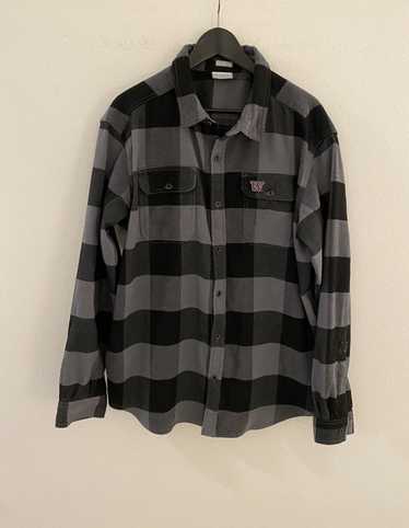 Columbia Columbia U of Washington Check Flannel Sh