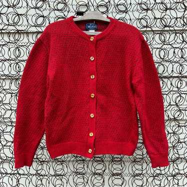 Woolrich Woolen Mills Woolrich Woman red green kn… - image 1