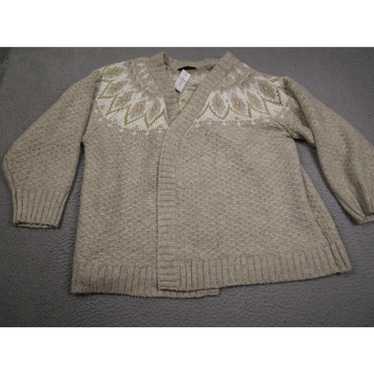 Vintage Lane Bryant Sweater Womens 26.28 Brown Ca… - image 1