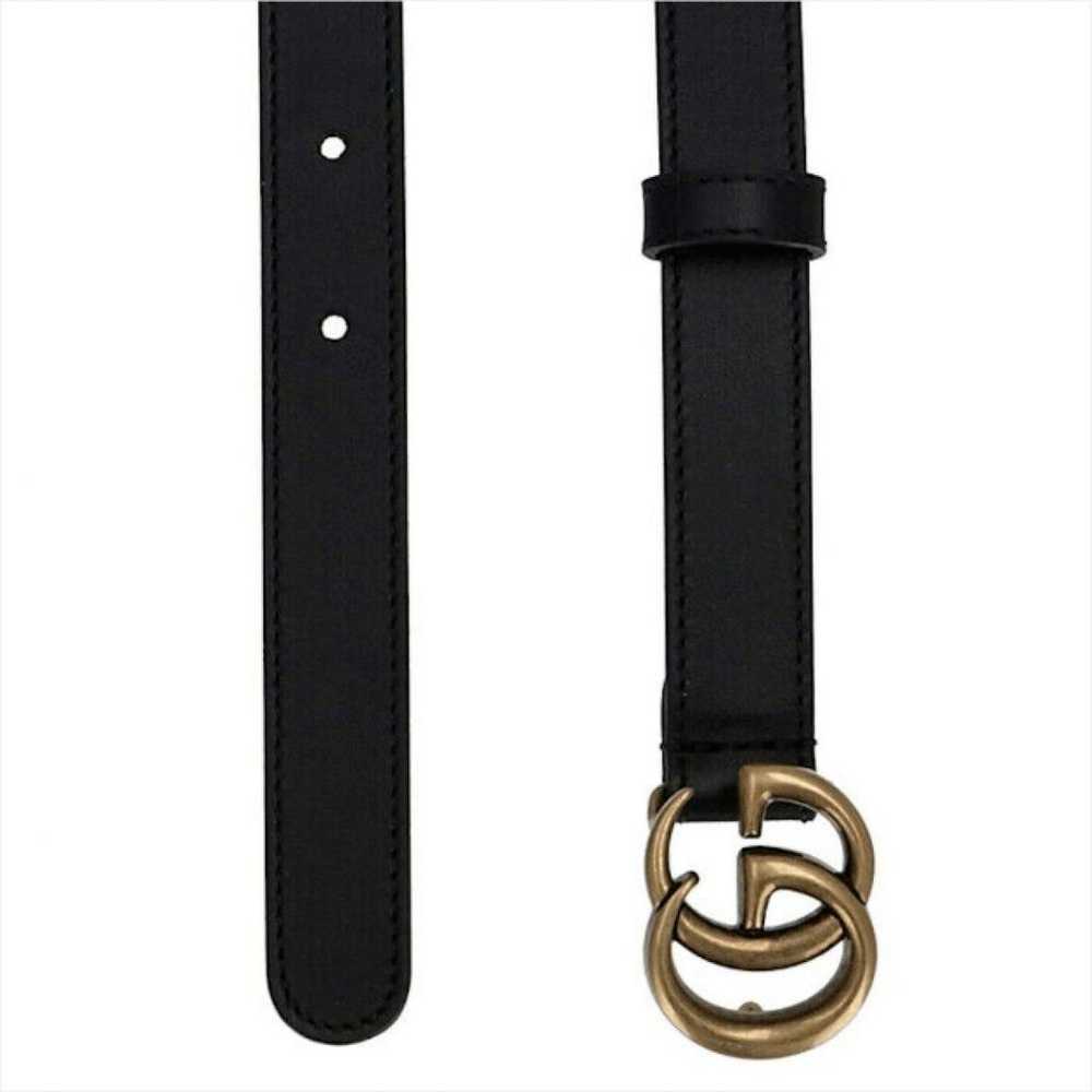 Gucci Gg Buckle leather belt - image 2