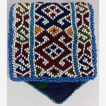 Other VINTAGE Handmade BEADED Foldover Wallet - image 1