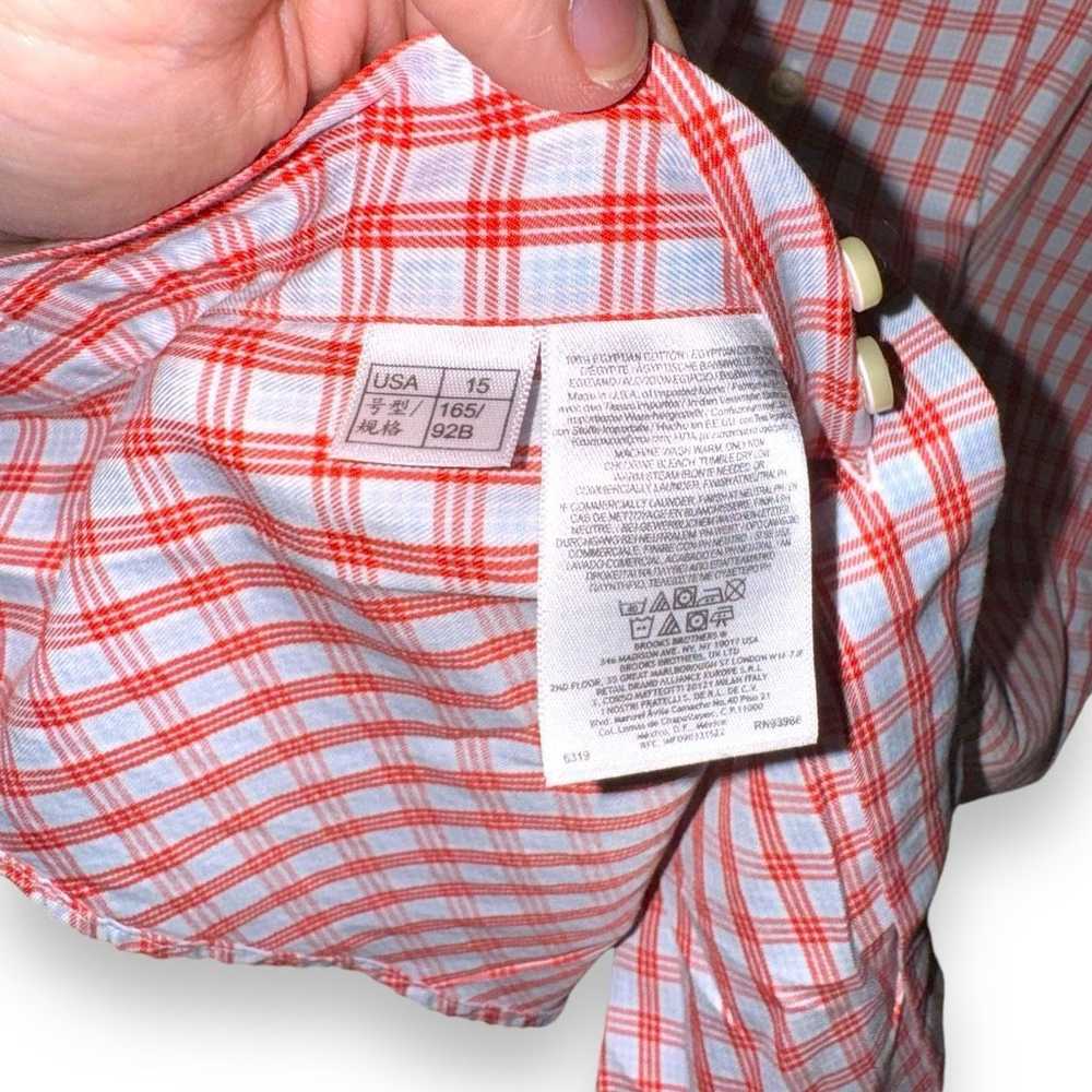 Brooks Brothers Brooks Brothers Red Check Made in… - image 7