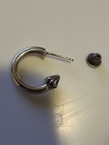 Chrome Hearts Hoop plain earring