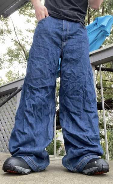 Jnco Men’s Super Baggy Wide Leg Jeans - image 1