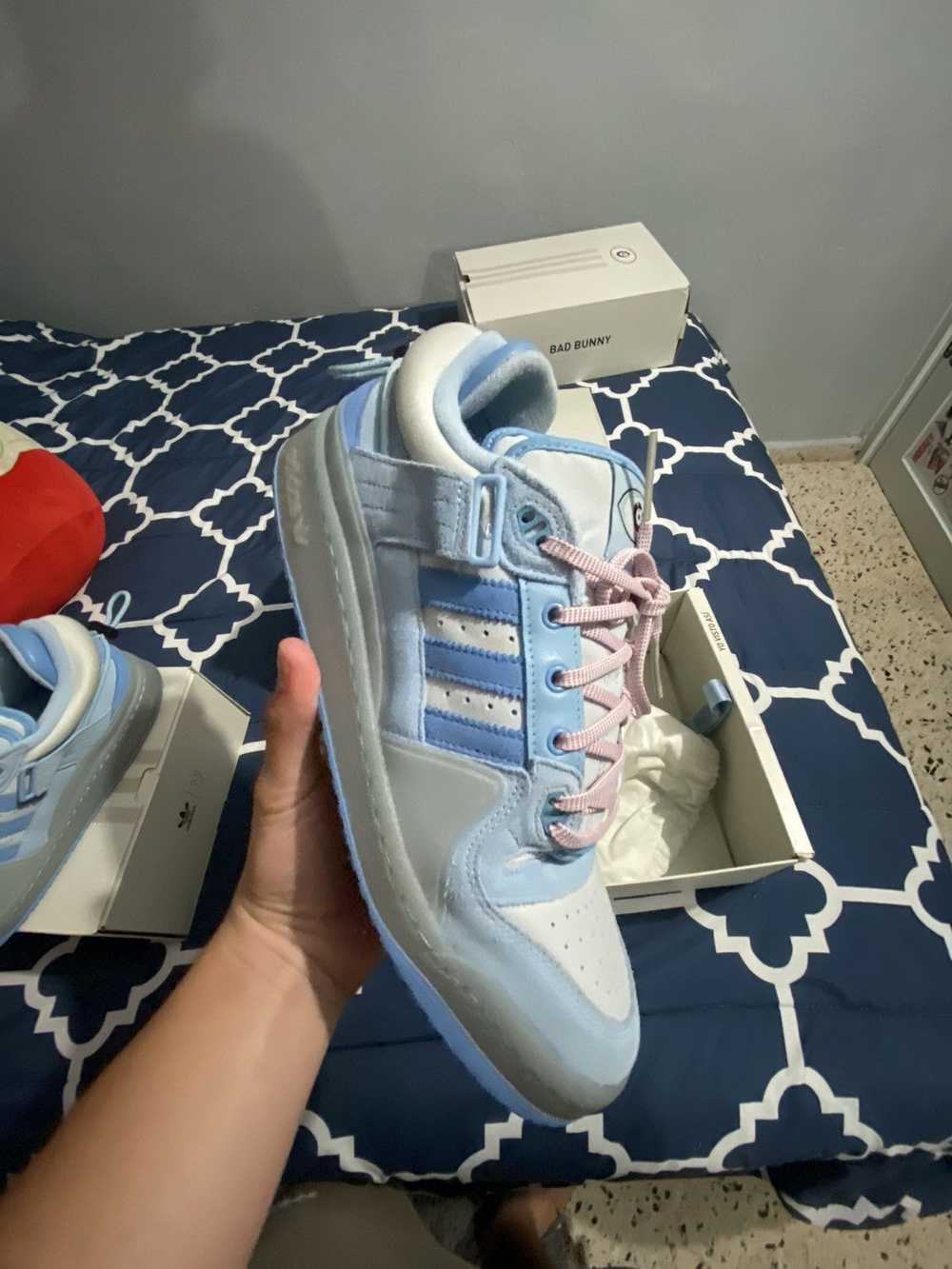 Adidas × Designer × Streetwear Bad Bunny Blue tint - image 5