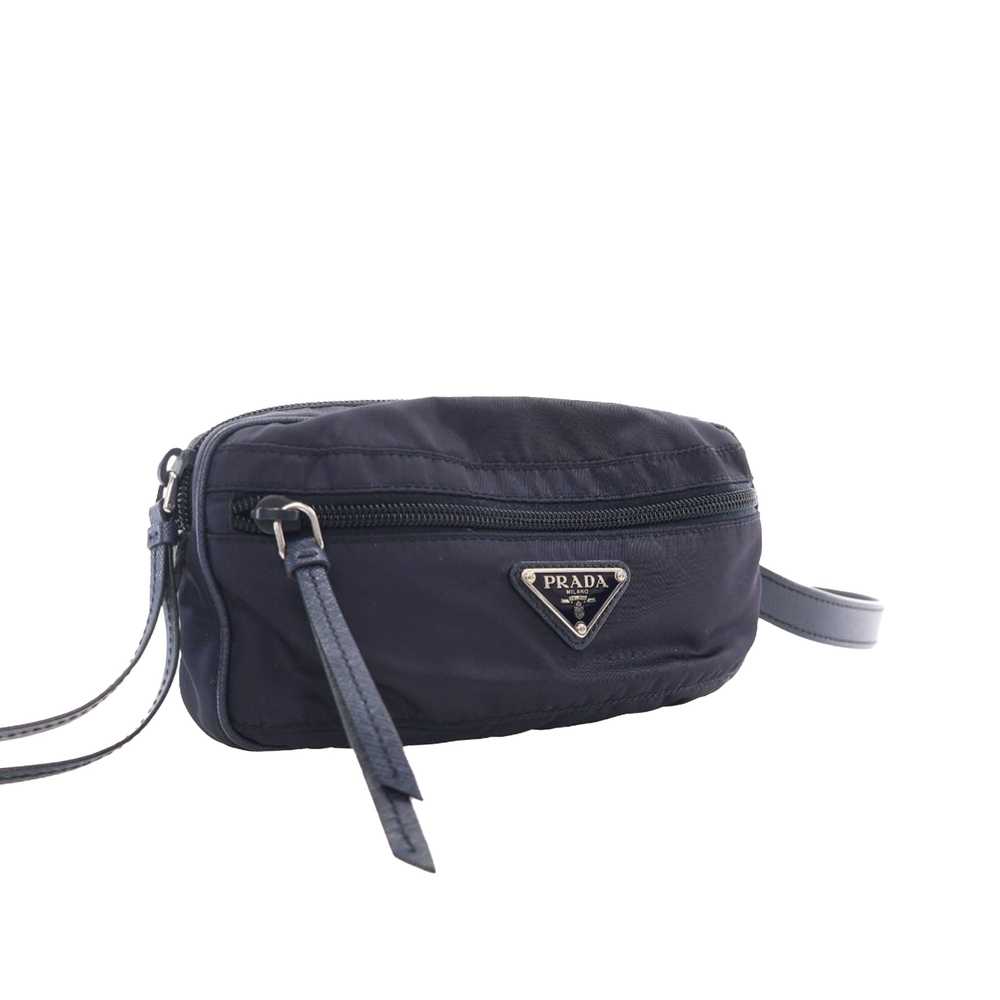 Blue Prada Tessuto Belt Bag - image 2