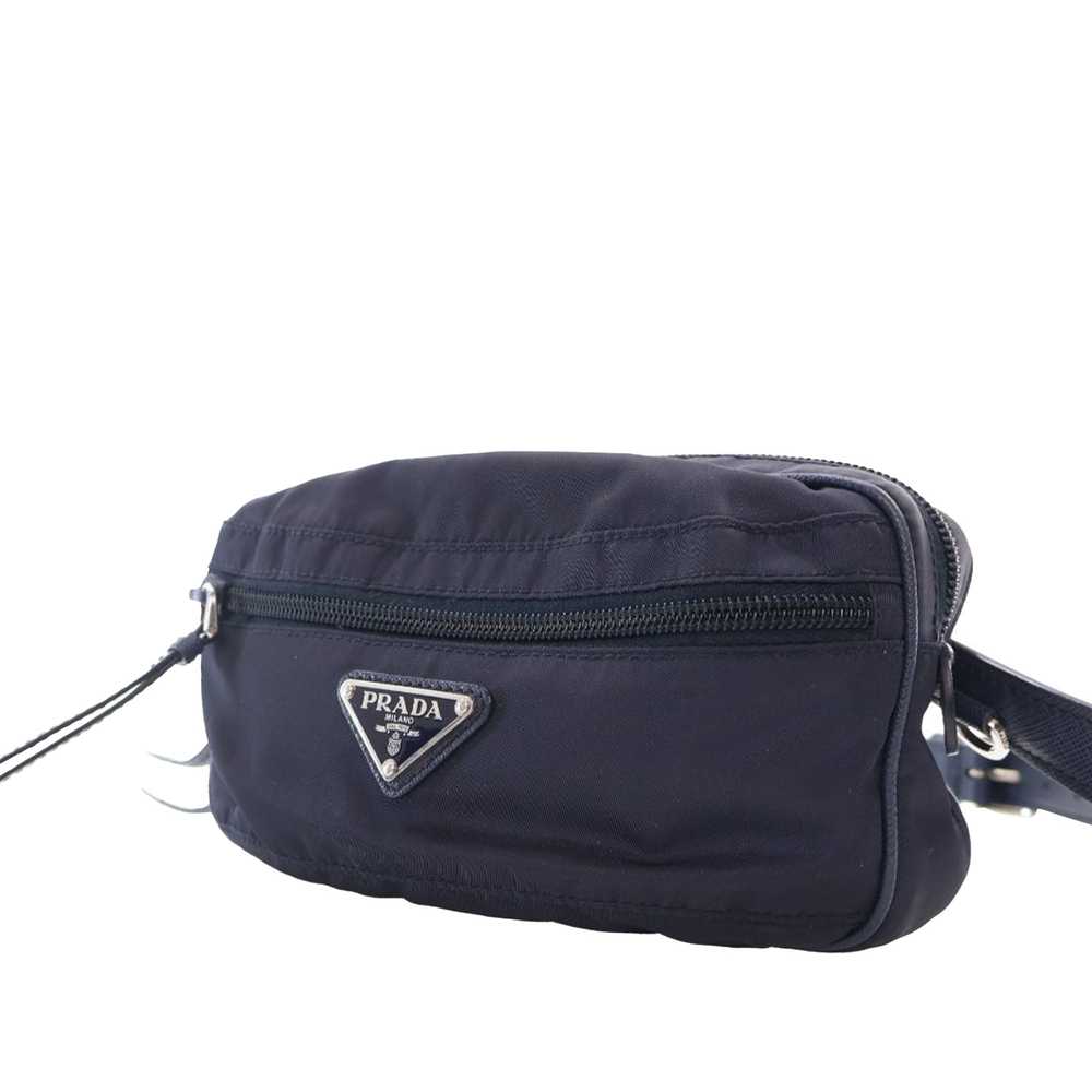 Blue Prada Tessuto Belt Bag - image 3