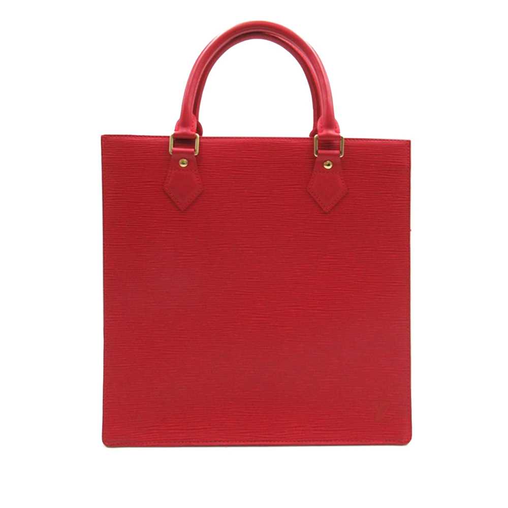 Red Louis Vuitton Epi Sac Plat PM Handbag - image 3