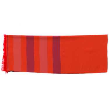 Hermes Stripe Stole Scarf Silk