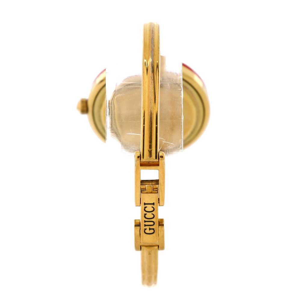 GUCCI 1100 Interchangeable Bezel Bangle Quartz Wa… - image 4