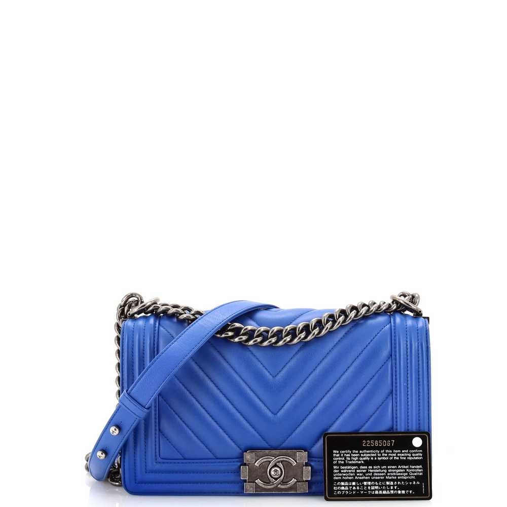 CHANEL Boy Flap Bag Chevron Calfskin Old Medium - image 2