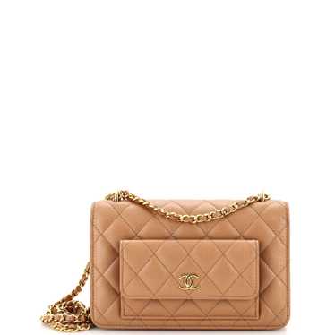 CHANEL Pocket Twins Wallet on Chain Quilted Caviar - image 1