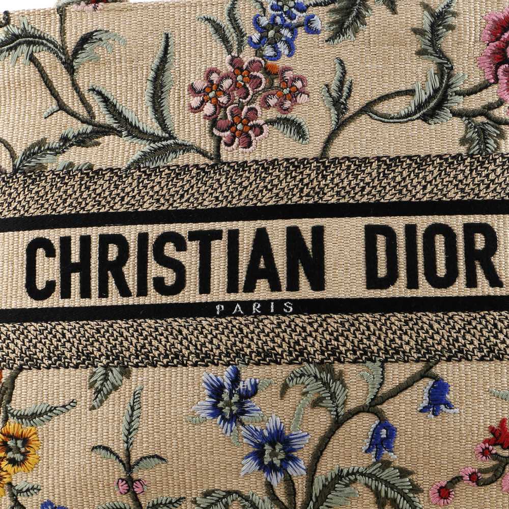 Christian Dior Book Tote Embroidered Canvas Medium - image 6