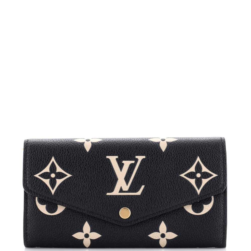 Louis Vuitton Sarah Wallet NM Bicolor Monogram Em… - image 1