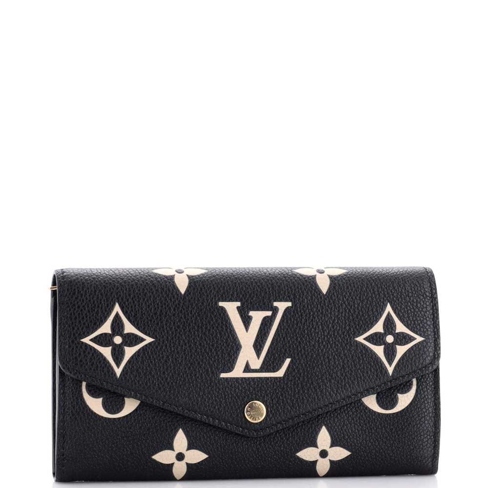 Louis Vuitton Sarah Wallet NM Bicolor Monogram Em… - image 2